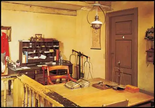 Aarhus Ekspeditionslokalet i posthuset  gamle By  Alte Telegrafen-Station 1980