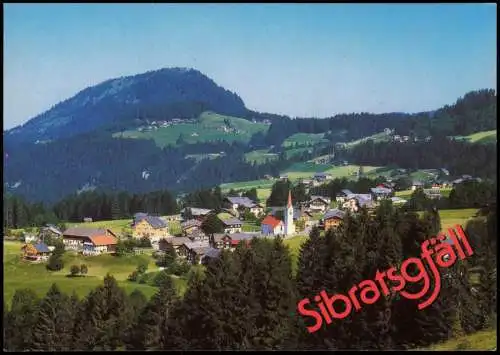 Ansichtskarte Sibratsgfäll Panorama-Ansicht, Bregenzerwald Vorarlberg 1990