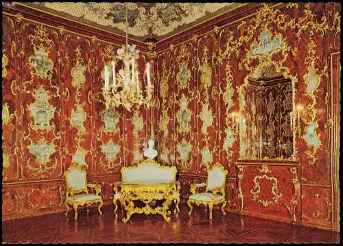 Hietzing-Wien Innenansicht Schloß Schönbrunn Millionenzimmer 1980