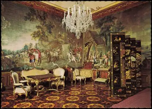 Hietzing-Wien Innenansicht Schloß Schönbrunn Napoleonzimmer 1980