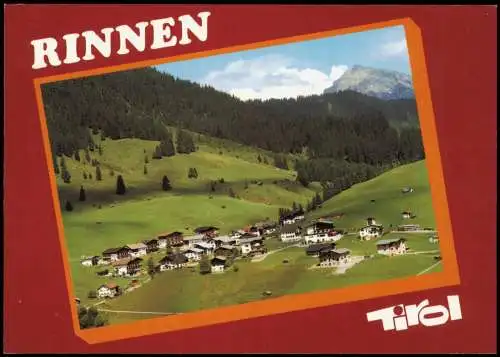 Ansichtskarte Rinnen Panorama-Ansicht, Ortsansicht, Ort in Tirol 1990