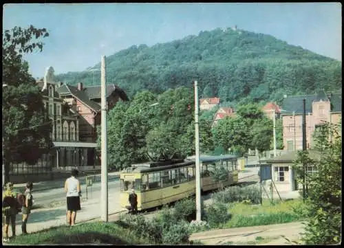 Görlitz Zgorzelec Landeskrone mit HOG Burghof zur DDR-Zeit 1971
