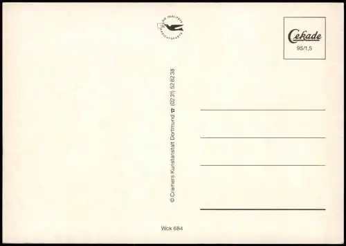 Ansichtskarte Asel-Vöhl Edertalsperre, Edersee 1985