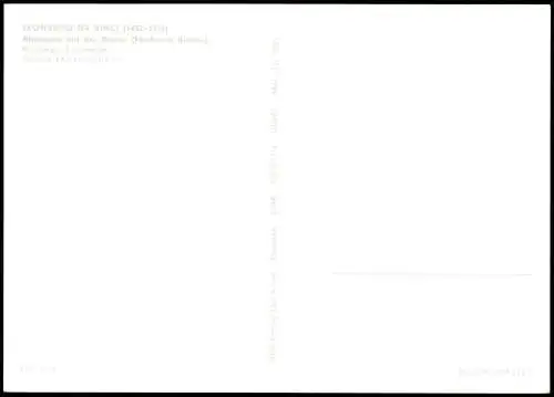 DDR Künstlerkarte Gemälde: LEONARDO DA VINCI Madonna mit der Blume   1980