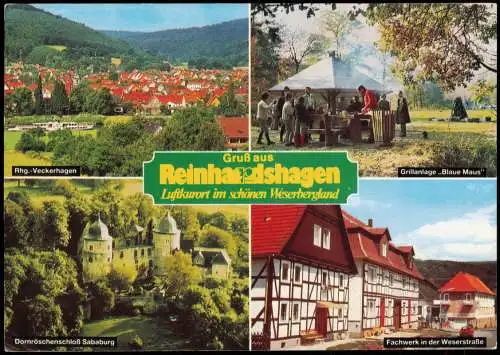 Veckerhagen-Reinhardshagen Mehrbildkarte  Ortsteile  Vaake 1990