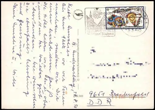 Ansichtskarte Osterode (Harz) Mehrbildkarte mit diversen Ortsansichten 1990