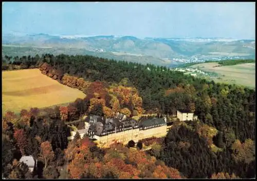 Waldbreitbach WESTERWALDKLINIK vom Flugzeug aus, Luftaufnahme 1975