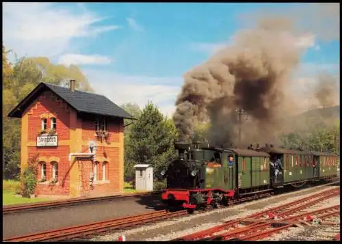 Eisenbahn & Lokomotiven Schmalspurbahn  Jöhstadt    Bahnhof Steinbach 2009