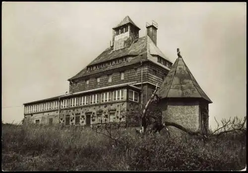 Ansichtskarte Neuhausen (Erzgebirge) Schwartenberghaus 1984