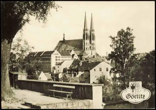 Ansichtskarte Görlitz Zgorzelec Blick zur Peterskirche zur DDR-Zeit 1969
