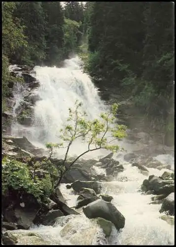 Gschnitz Tirol Wasserfall (Waterfall River Falls) im Gschnitztal 1980