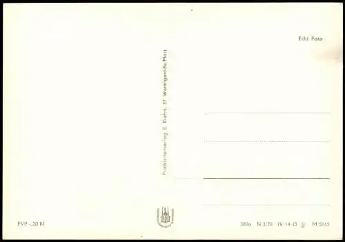 Ansichtskarte Wernigerode Schloß (Feudalmuseum) zur DDR-Zeit 1970
