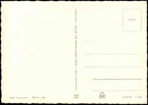 Ansichtskarte Bad Langensalza Marktstraße und Geschäfte zur DDR-Zeit 1968
