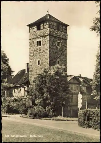 Ansichtskarte Bad Langensalza Butterturm zur DDR-Zeit 1968