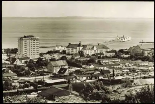 Sassnitz Rügen Panorama-Ansicht Stadt-Ansicht zur DDR-Zeit 1979