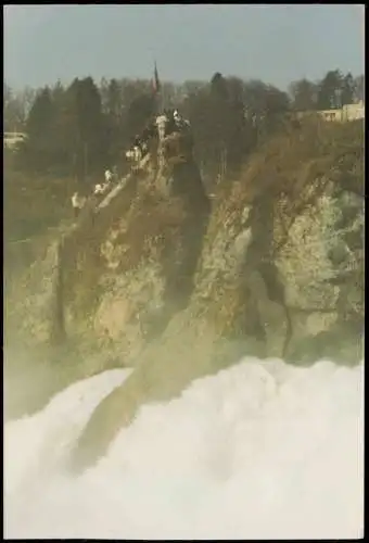 Foto Neuhausen am Rheinfall Rheinfall Foto als Karte 1976 Privatfoto