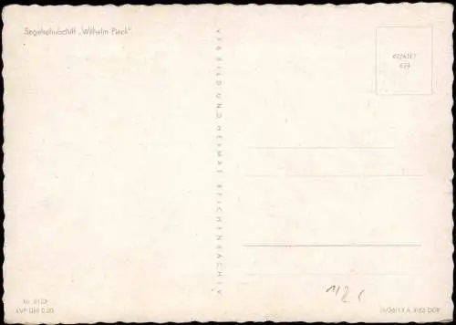 Ansichtskarte  Schiffsfoto-AK (Ship Card) Segelschulschiff WILHELM PIECK 1962