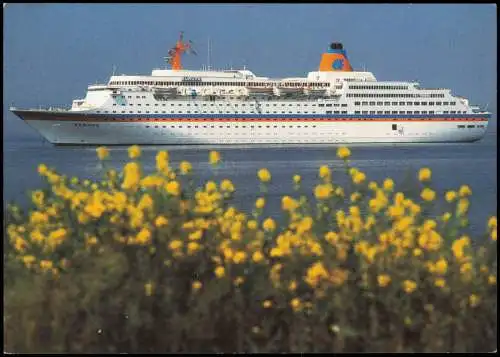 Ansichtskarte  Hapag-Lloyd Kreuzfahrt-Dampfer Schiff MS EUROPA 1980