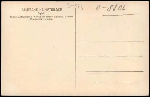 Ansichtskarte Oybin Fenster der Klosterruine. 1925