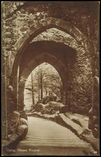 Ansichtskarte Oybin Oybin Oberes Burgtor x 1920