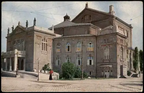 Ansichtskarte München Prinzregententheater - Naturfarben 1918