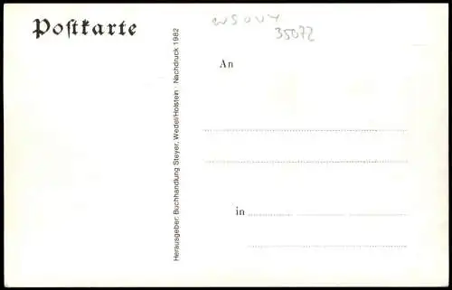 Ansichtskarte Schulau-Wedel REPRO Zur Doppeleiche Geschäfte 1916/1982  REPRO