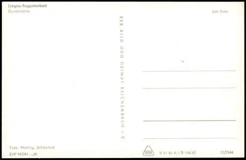 Ansichtskarte Liegau-Augustusbad-Radeberg Grundmühle zur DDR-Zeit 1967