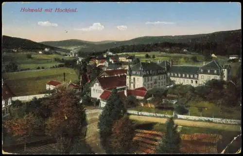 CPA Le Hohwald Hochfeld / Champ du Feu 1917