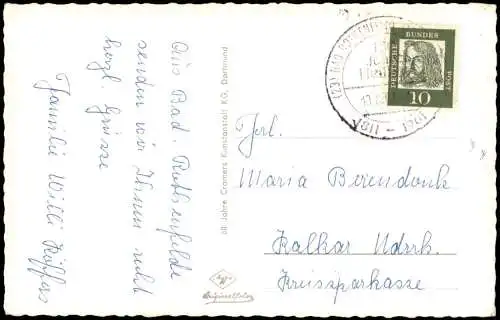 Ansichtskarte Bad Rothenfelde Gradierwerk Colorfotokarte 1961