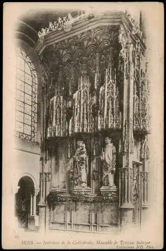 Sens Vogesen Vosges Senones Intérieur de la Cathédrale, Mausolée 1908