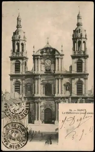 CPA Nancy La Cathédrale (xvII siècle). Kathedrale 1909