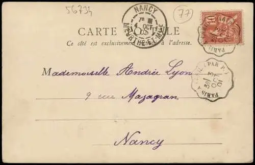 CPA Provins Tour de César - Beffroi de Saint-Quiriace 1901