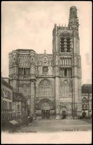 CPA Sens (Vogesen) Senones La Cathédrale. 1911