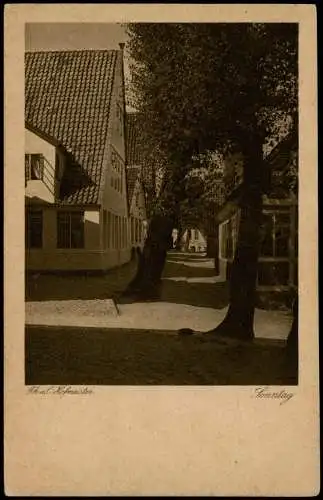 Ansichtskarte  Stimmungsbild: Ort Straße Sonntag 1928