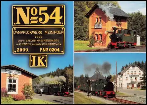 .Deutschland MB: Dampflokomotive Eisenbahn Meiningen Schmalzgrube 2005