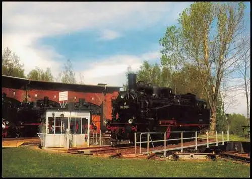 Museumslokomotive 94 2105   VSE-Eisenbahnmuseum Schwarzenberg 2002
