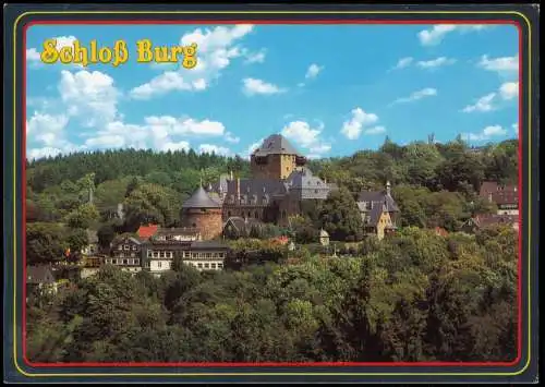 Ansichtskarte Burg an der Wupper-Solingen Schloss 1985