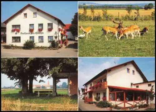 Ansichtskarte Großnottersdorf-Titting 4 Bild Gasthof zum Hirschen 1979  Bayern