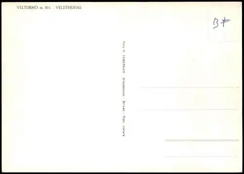 Cartolina Feldthurns Velturno VELTURNO VELDTHURNS Panorama-Ansicht 1955