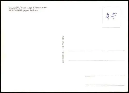 Feldthurns Velturno Panorama-Ansicht FELDTHURNS gegen Radlsee 1960
