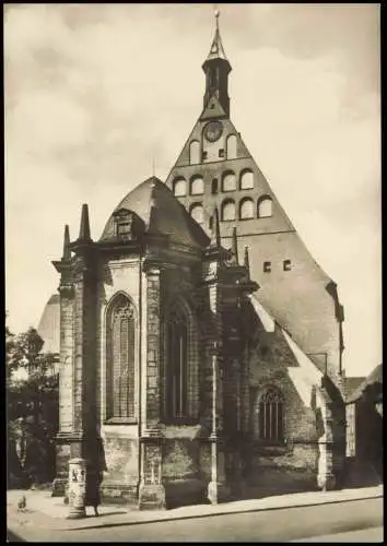 Freiberg (Sachsen) Dom St. Marien  Chor und Ostgiebel des Langhauses 1970