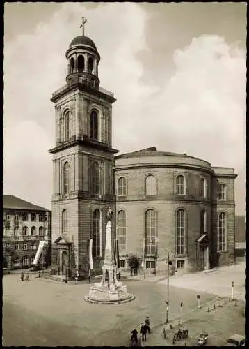 Ansichtskarte Frankfurt am Main Partie an der Paulskirche 1955
