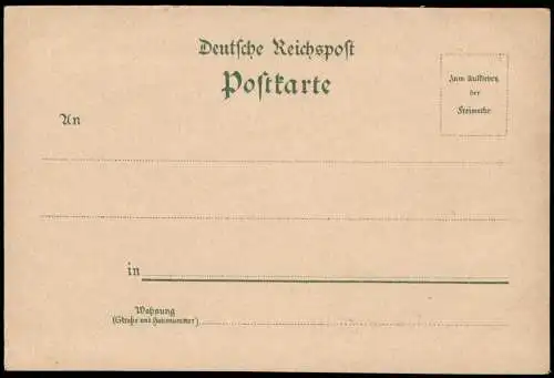 Litho AK Glückstadt Lykstad Gruss aus Gymnasium Hafen Anlagen 1902