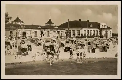 Ansichtskarte Kellenhusen (Ostsee) Cafe Strandhalle - Fotokarte 1930