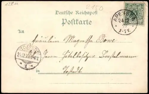 Ansichtskarte Litho AK Buxtehude Gruss aus Papierfabrik Fährhaus Hotel 1899