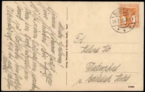 Ansichtskarte Rastede Umlandpartie Holzgitter 1918