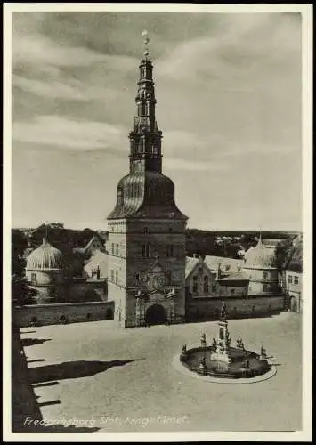Postcard Hillerod Hillerød Frederiksborg Slot. Fangetåmet. 1963