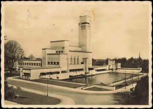 Postkaart Hilversum Rathaus Raadhuis 1964