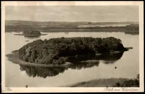 Ansichtskarte Plön Blick vom Wasserturm 1930