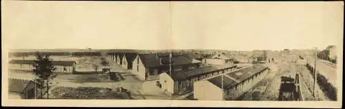 Ansichtskarte  Militär/Propaganda - Kasernen Lager Baracken Klappkarte 1930